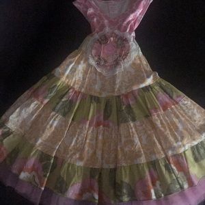 Girls size 5 giggle moon dress